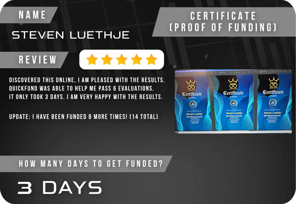 TruTrade Review Template Steven Luethje 14 certs