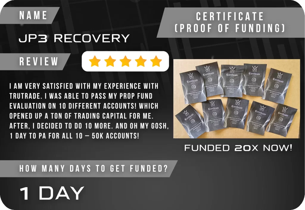 TruTrade Review Template JP3 RECOVERUY 3